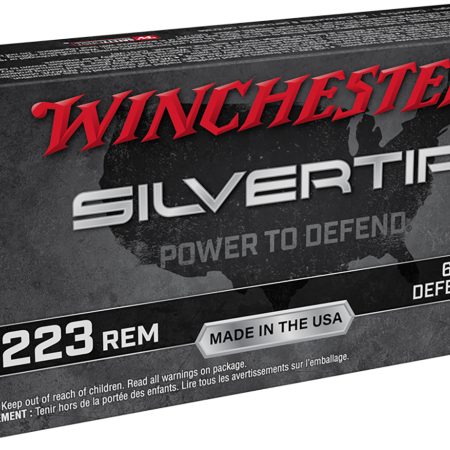 Winchester Ammo W223ST Silvertip  223Rem 64gr Defense Tip 20 Per Box/10 Case