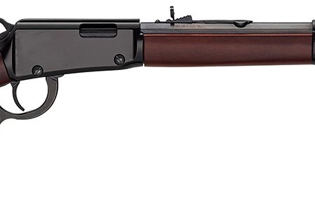 Henry H001TVL Frontier Large Loop 17 HMR Caliber with 11+1 Capacity, 20" Barrel, Black Metal Finish & American Walnut Stock Right Hand (Full Size)