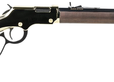 Henry H004L Golden Boy Large Loop 22 Short, 22 Long or 22 LR Caliber with 16 LR/21 Short Capacity, 20" Blued Barrel, Brasslite Metal Finish & American Walnut Stock Right Hand (Full Size)