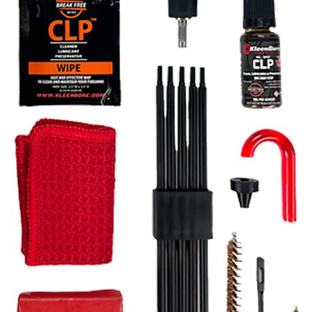 KleenBore K309 Rifle Classic Cleaning Kit .35/ 9mm PCC Cal Carbine Rifle Nylon Bristles Phosphor Bronze Bristles
