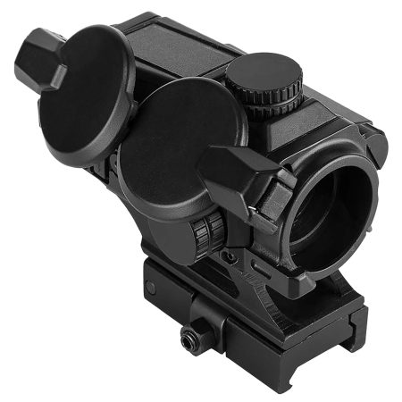 NcStar VDBSOLC SPD Solar Combat Red Dot Reflex Optic  Black Anodized 1 x 24.5 mm 4 MOA Red Dot