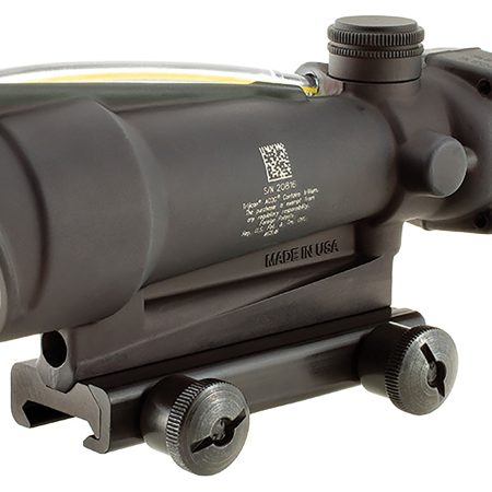 Trijicon 100143 ACOG  Matte Black 3.5x 35mm Illuminated Amber Chevron .308/7.62 BDC Reticle