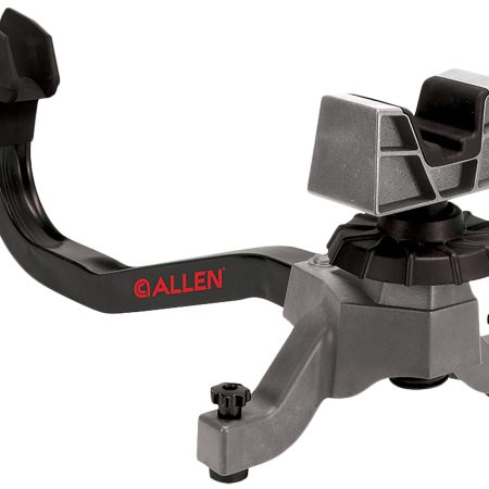 Allen 21920 Accutrak  Shooting Rest Black Polypropylene w/Solid Metal Spine, Elevation Adjustment Screw & Rubber Rear Support