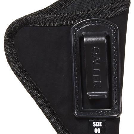 Allen 44600 Inside-The-Pant Conceal Carry Holster Size 00 IWB Black Ultrasuede Fabric, Fits Small/Medium DA Revolvers, Belt Mount Clip, Right Hand