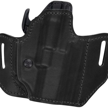 Bianchi 54501 Allusion Assent Pro-Fit OWB Size 04 Black Leather Belt Slide Fits Springfield XD Fits Sig P220 Fits FN FNP Right Hand