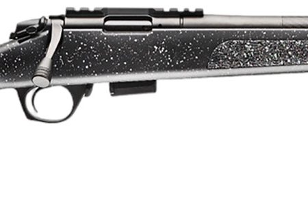 Bergara Rifles BMR004 BMR Carbon Fiber Full Size 22 WMR 5+1/10+1 20" Matte Blued Carbon Fiber/Steel Threaded Barrel & Drilled & Tapped Steel Receiver, Fixed Black/Gray Speckled Synthetic Stock