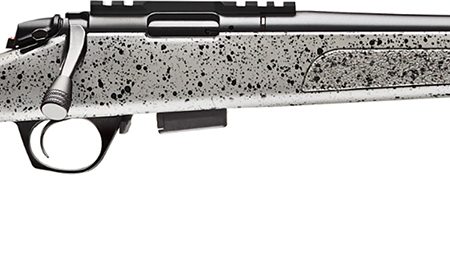 Bergara Rifles BMR005 BMR  Full Size 17 HMR 5+1/10+1 20" Matte Blued Steel Threaded Barrel & Drilled & Tapped Steel Receiver, Fixed Gray/Black Speckled Synthetic Stock