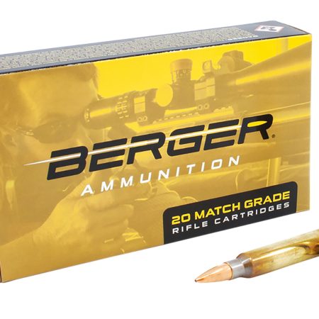 Berger Bullets 23020 Target Rifle 223Rem 73gr Boat Tail 20 Per Box/10 Case