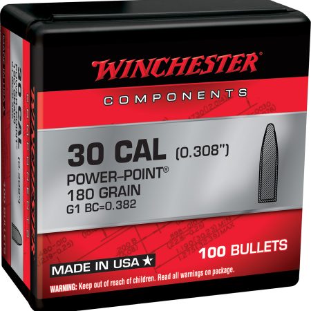 Winchester Ammo WB308P180X Centerfire Rifle  308Win 180gr Power Point 100 Per Box/10 Case