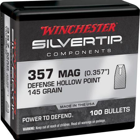 Winchester Ammo WB357S145X Centerfire Handgun Reloading 357Mag 145gr Silvertip Hollow Point 100 Per Box/10 Case