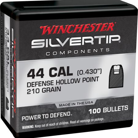 Winchester Ammo WB44ST210X Centerfire Handgun Reloading 44RemMag 210gr Silvertip Hollow Point 100 Per Box/10 Case