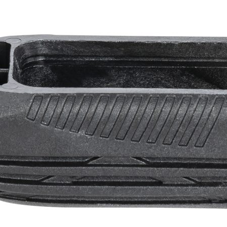 Mec-Gar F42241SET Plus-2 Drop Protection System made of Polycarbonate with Black Finish & Grooves for Mec-Gar Beretta, CZ, Sig, Taurus & Witness  Polymer Floor Plate Magazines