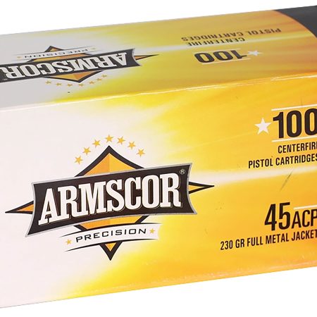 Armscor 50443 Precision Value Pack 45ACP 230gr Full Metal Jacket 100 Per Box/12 Case