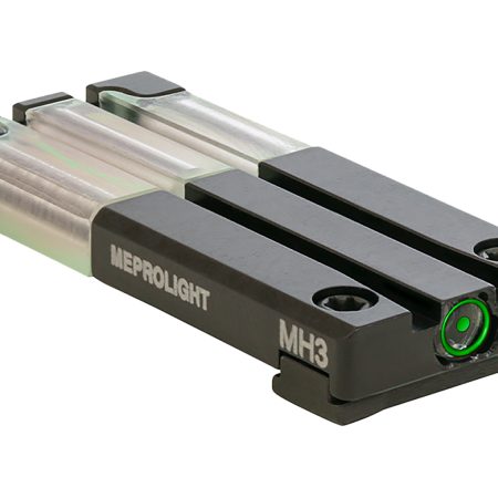 Meprolight USA 631053108 FT Bullseye Rear Sight  Green Tritium/Fiber Optic Glock MOS