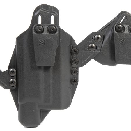 Blackhawk 416702BK Stache  IWB Size 02 Black Polymer Belt Clip Compatible w/Glock 19/23/32/45 Belt 1.50" Wide Ambidextrous