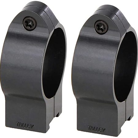 Talley 30CZRH Rimfire Rings  Black CZ 452 European/455/457/512/513 30mm High 0 MOA