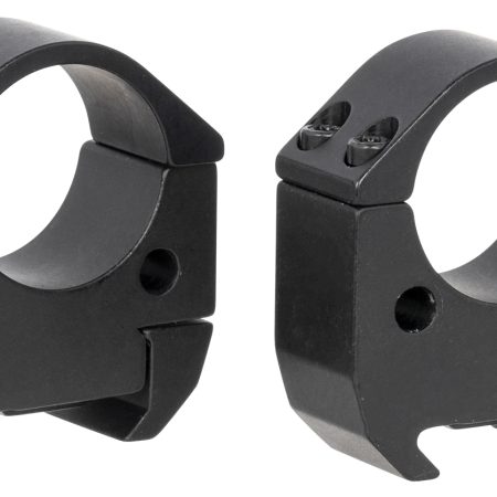 Talley TMS10H Modern Sporting  Black Anodized Aluminum 1" Tube High Picatinny Rail 0 MOA