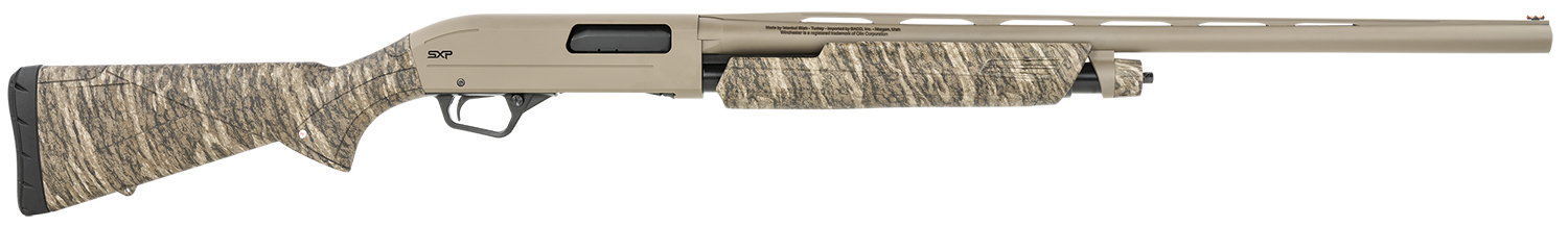 Winchester Repeating Arms 512364291 SXP Hybrid Hunter 12 Gauge 26" 4+1 3.5" Flat Dark Earth Perma-Cote Rec/Barrel Mossy Oak Bottomland Stock Right Hand (Full Size) Includes 3 Invector-Plus Chokes