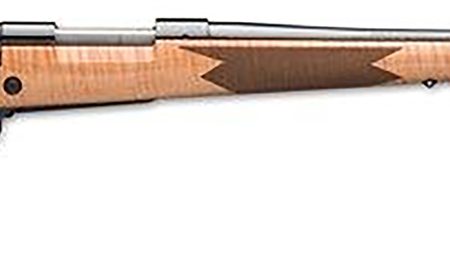 Winchester Repeating Arms 535218294 Model 70 Super Grade 6.5 PRC Caliber with 3+1 Capacity, 24" Barrel, Polished Blued Metal Finish, Gloss AAA Maple Stock & No Sights Right Hand (Full Size)