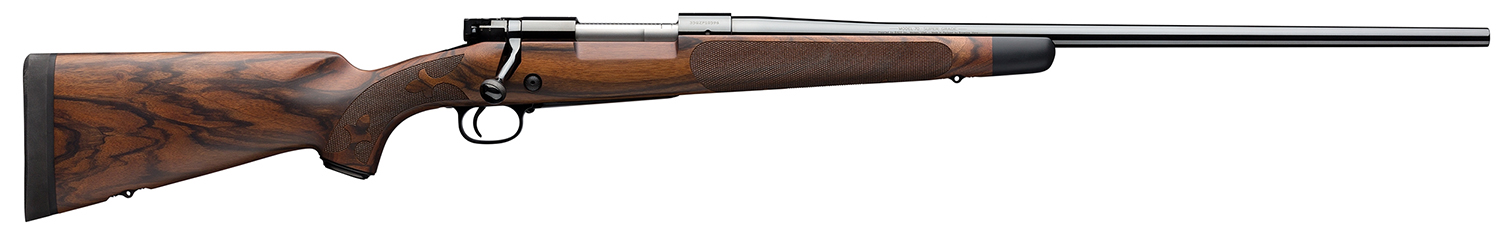 Winchester Repeating Arms 535239299 Model 70 Super Grade 6.8 Western Caliber with 3+1 Capacity, 24" Barrel, Polished Blued Metal Finish, AAA French Walnut Stock & No Sights Right Hand (Full Size)