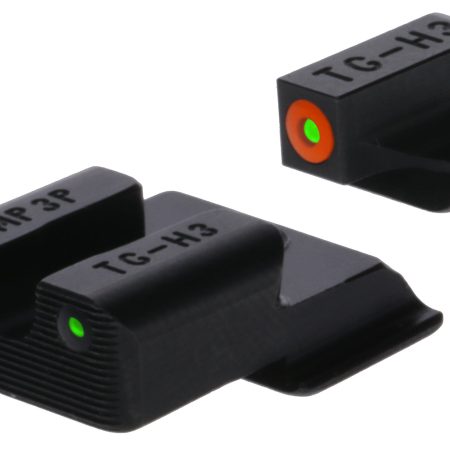 TruGlo TGTG231MP4C Tritium Pro  Black | Green Tritium Orange Outline Front Sight Green Tritium Rear Sight