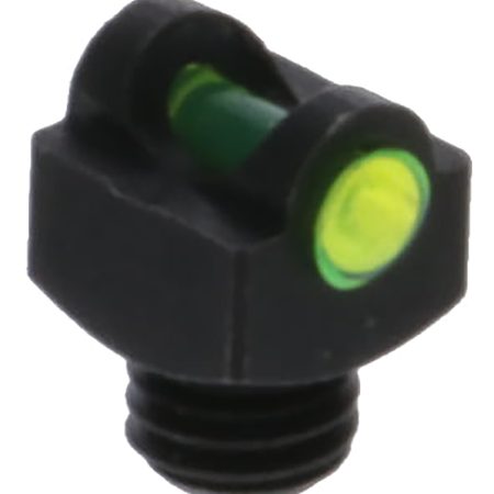 TruGlo TGTG954AG StarBrite Deluxe Bead  Black | Green Fiber Optic Front Sight 6-48" Threads