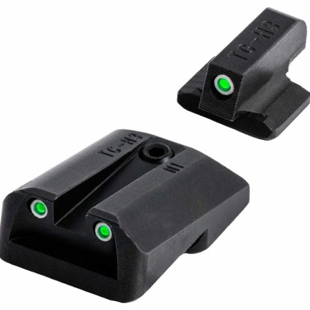 TruGlo TGTG231Z2W Tritium Pro  Black | Green Tritium White Outline Front Sight Green Tritium Rear Sight