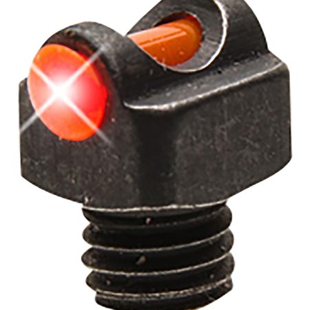 TruGlo TGTG954BR StarBrite Deluxe Bead  Black | Red Fiber Optic Front Sight 3-56" Threads