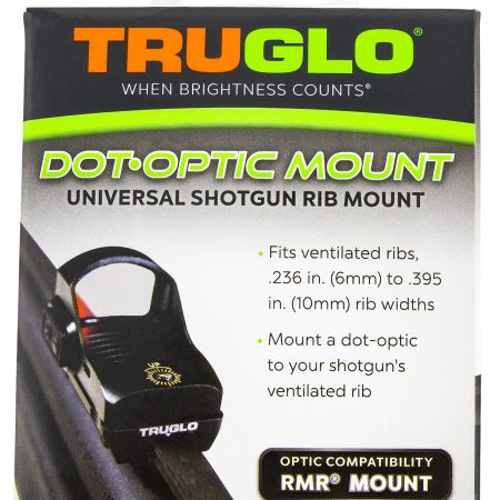 TruGlo TGTG8954U2 Universal Shotgun Rib Mounts  Black Trijicon RMR
