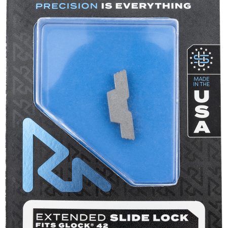 Rival Arms RARA80G004D Slide Lock  Extended Polished Stainless for Glock 42