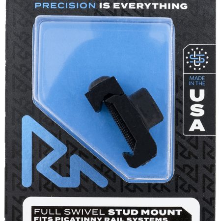 Rival Arms RA-RA92M2B Full Swivel Stud Mount  Black Anodized 6061-T6 Aluminum compatible with Picatinny Rail (Swivel Not Included)