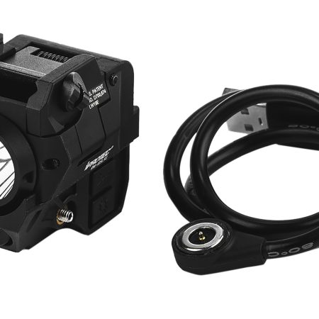 iProtec 6751 RM185LSG Rail-Mount Firearm Light with Green Laser  Black 185 Lumen White Light