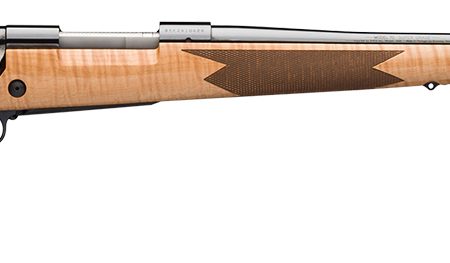 Winchester Repeating Arms 535218228 Model 70 Super Grade 30-06 Springfield Caliber with 5+1 Capacity, 24" Barrel, High Polished Blued Metal Finish & Gloss AAA Maple Stock Right Hand (Full Size)