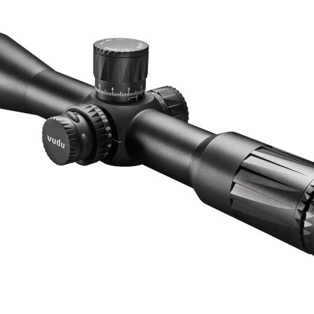 Eotech VDU318FFH59 Vudu FFP Black Anodized 3.5-18x50mm 34mm Tube Illuminated Horus H59 MRAD Reticle Features Throw Lever