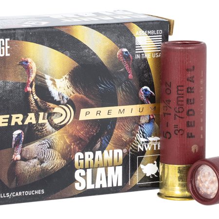 Federal PFCX157F5 Premium Grand Slam 12Gauge 3" 1 3/4oz 5Shot 10 Per Box/25 Case