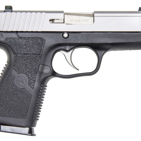 Kahr Arms KP4043NA P  40 S&W Caliber with 3.60" Barrel, 7+1 Capacity, Black Finish Frame, Serrated Matte Stainless Steel Slide, Textured Polymer Grip & TruGlo Night Sights