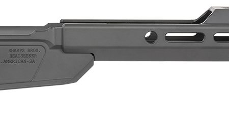 Sharps Bros SBC02 Heatseeker Rifle Chassis Stock Fits Ruger American Rifle, 6061-T6 Aluminum w/Cerakote Finish, 14" M-LOK Handguard, Compatible w/AICS Short Action Magazines