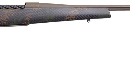 Weatherby MBC20N65CMR4B Mark V Backcountry 2.0 6.5 Creedmoor 4+1 22" Barrel, Patriot Brown Cerakote Metal Finish, Brown Sponge Pattern Black Peak 44 Blacktooth Stock