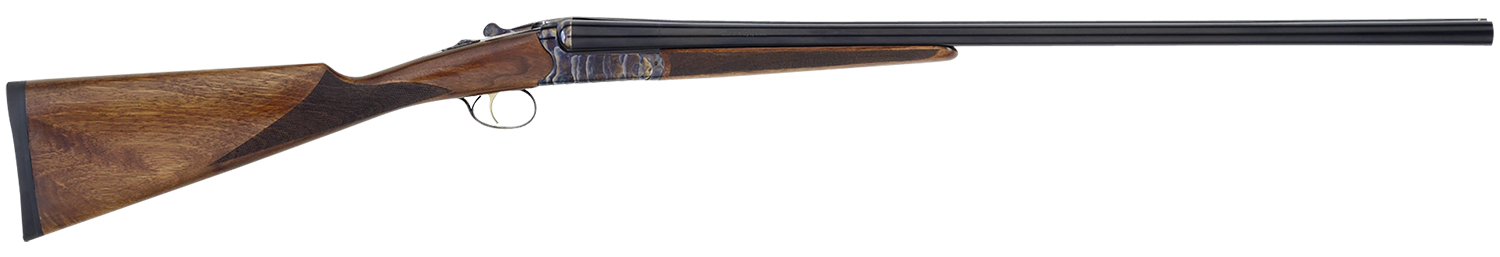 TriStar 38016 Bristol SxS Full Size 16 Gauge Break Open 2.75" 2rd 28" Blued Side By Side Barrel, Color Case Hardened Steel Receiver, English Style Oiled Turkish Walnut Stock, Right Hand