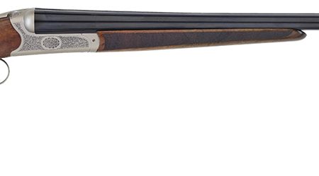 TriStar 38116 Bristol SxS Full Size 16 Gauge Break Open 3" 2rd 28" Blued Side By Side Barrel, Nickel Engraved w/24K Gold Inlay Steel Receiver, Fixed Oiled Turkish Walnut Stock, Right Hand
