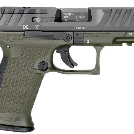 Walther Arms 2858428 PDP Compact Optic Ready 9mm Luger 4" 15+1 Black Steel Slide Performance Duty Textured  Polymer Grip