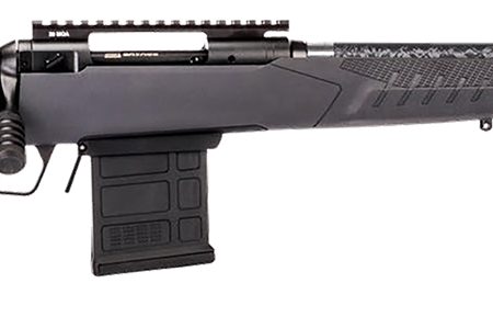 Savage Arms 57940 110 Carbon Tactical Full Size 6.5 PRC 5+1 24" Carbon Fiber Threaded Barrel. Matte Black Picatinny Rail Carbon Steel Receiver. Adj AccuStock Gray Synthetic Stock, Right Hand