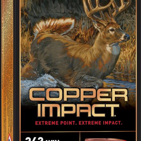 Winchester Ammo X243CLF Copper Impact  243Win 85gr Copper Extreme Point Lead Free 20 Per Box/10 Case