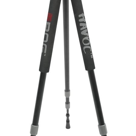 Bog-Pod 1100479 Havoc  Tripod made of Black Finish Aluminum with Foam Grip, Rubber Feet, 360 Degree Pan & 22-50" Vertical Adjustment
