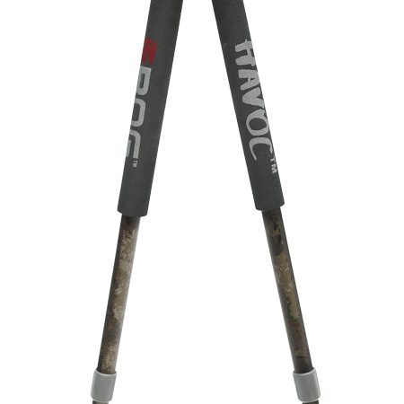 Bog-Pod 1100484 Havoc  Bipod, Veil Alpine Green Finished Aluminum with Foam Grip, Rubber Feet, 360 Degree Pan, Quick-Change System & 21-50" Vertical Adjustment