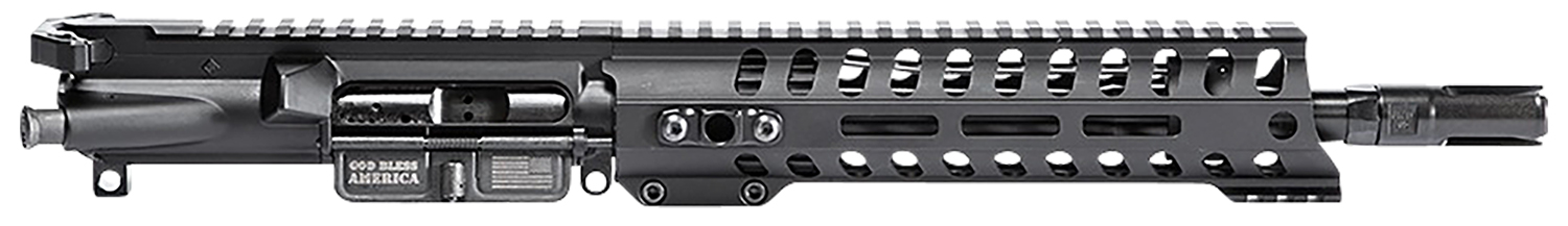 Patriot Ordnance Factory Minuteman Complete Upper 5.56x45mm NATO 10.50" Black Nitride Barrel Aluminum Black Anodized Receiver 9" M-LOK Handguard Lo Pro DI Gas Block (Mid Length)