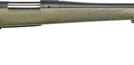 Bergara Rifles B14S107C B-14 Hunter 7mm-08 Rem 4+1 22", Graphite Black Cerakote Barrel, SoftTouch Green Speckled  Stock