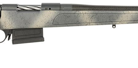 Bergara Rifles B14S382CF B-14 HMR Carbon Wilderness 6.5 Creedmoor 5+1 24" Carbon Fiber Wrapped Barrel, Woodland Camo Molded with Mini-Chassis Stock, Right Hand
