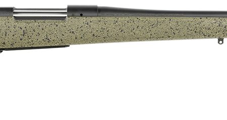 Bergara Rifles B14LM102C B-14 Hunter 7mm Rem Mag 3+1 24", Graphite Black Cerakote Barrel, SoftTouch Speckled Green Stock