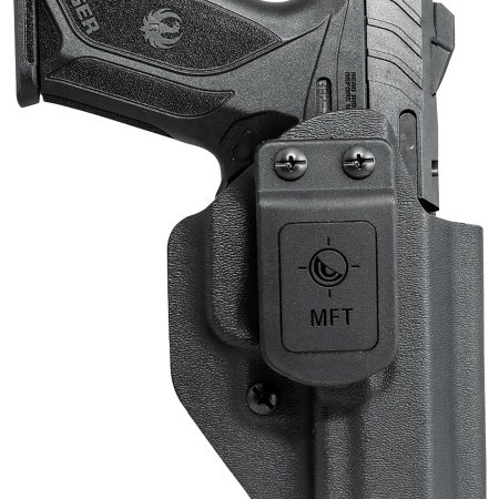 Mission First Tactical HRUSEC9AIWBABL Appendix Holster IWB/OWB Black Polymer Belt Clip Fits Ruger Security-9 Ambidextrous